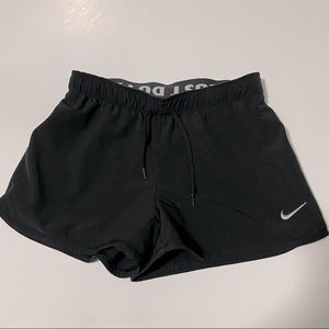 Nike black Dri-Fit Black running, swimming, sports athletic shorts-M (fits XS)